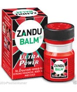 3x Zandu Balm Ultra Power Strong Headache, Backache, Knee Joint Pain, Cold - $8.50 CAD