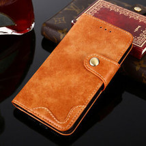 Leather wallet Flip BACK cover Case For Apple iPhone Samsung galaxy Huawei honor - £47.78 GBP