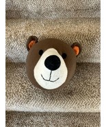 Bear Wall Mounted Stuffed Animal Head Wall Hanging Plush Pillowfort - $33.85 CAD