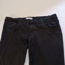 KanCan Zipper Leg Women's Black Denim Jeans Size 3XL Measured 36x25 image 11