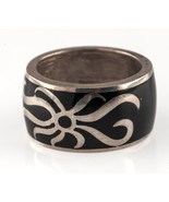 Rage Argent Sterling Homme Émail Motif Bague Taille 10.5 - €97,63 EUR