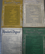 1941 Readers Digest, July, October, November and December issues of 1941... - $40.00