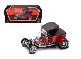 1923 Ford T-Bucket Soft Top Burgundy 1/18 Diecast Model Car by Road Sign... - $60.00