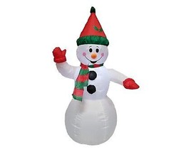 4 Foot Christmas Inflatable Snowman Yard Garden Ornament Balloon Decorat... - £34.36 GBP