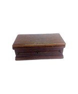 VINTAGE 1960’s COFFIN MECHANICAL MUSICAL CIGARETTE WOOD BOX PLAYS &quot;DEATH... - $2,013.07 MXN