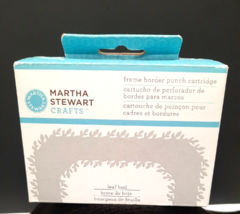 Martha Stewart Crafts Frame Border Punch Cartridge Leaf Bud NIB - $9.50