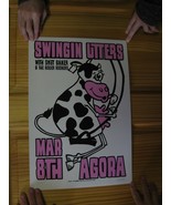 Swingin Utters Poster Signed Numbered Silk Screen Shot Baker Roller Rockers - $2,171.82 MXN