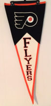 Philadelphia Flyers hockey pennant 40 inches 70% Wool winning streak embroidered - £17.62 GBP