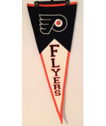 Philadelphia Flyers hockey pennant 40 inches 70% Wool winning streak embroidered