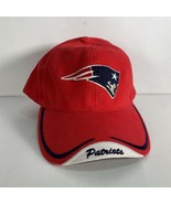 New England Patriots Hat NFL Brand Red OSFA Adjustable Back  - £19.63 GBP