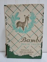 BAMBI Felix Salten Hardcover 1929 Simon &amp; Schuster 1st ed, early printing GOOD+ - £59.41 GBP