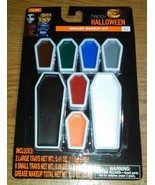 Happy Halloween Grease Makeup Kit 8 piece 1.18 oz Make-Up Coffin Costume... - $33.31 MXN