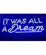 New &#39;It was all a Dream&#39; Banner Home Wall Lamp Art Gift Neon Light Sign ... - £54.98 GBP