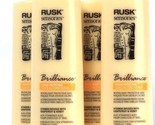 4 Bottles Rusk Sensories 13.5 Oz Brilliance Color Keeping Leave In Condi... - $40.99