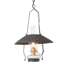 Store Lamp Hanging Electric Hurricane Globe Light with Punched Tin Metal Shade - £118.24 GBP