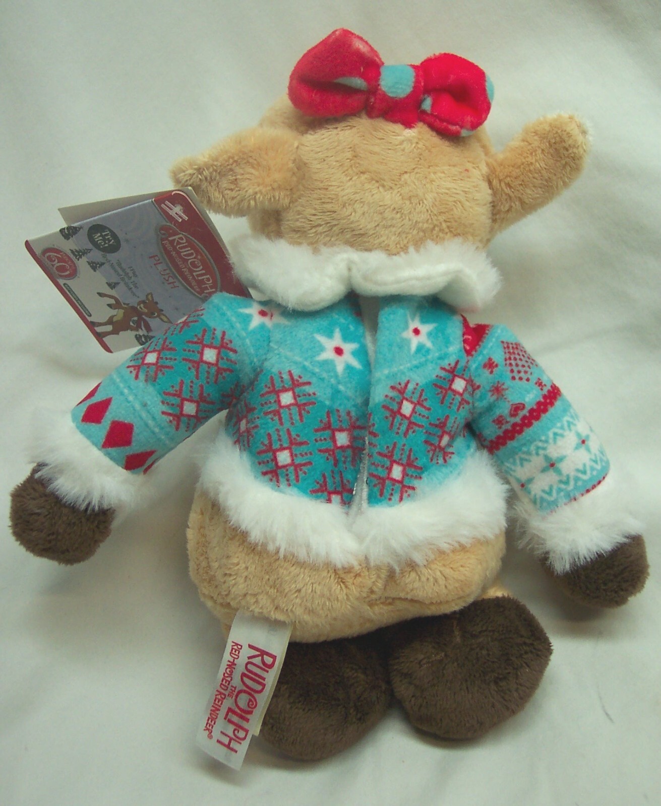 Dan Dee RUDOLPH Island of Misfits MUSICAL CLARICE REINDEER 8" Plush STUFFED TOY Item image 3