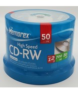 MEMOREX 50 PK HI SPEED CD REWRITABLE CD-RW 12X 700MB 80MIN 03433 NEW SEALED - $47.84 CAD