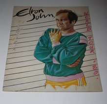 Elton John Concert Tour Program Vintage 1980 Special Guest Judie Tzuke N... - $39.99