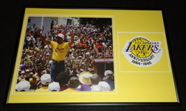 Magic Johnson 1984-85 LA Lakers Framed 12x18 Photo Display - £55.37 GBP