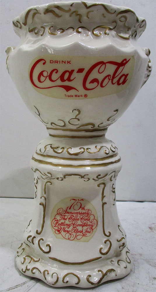 Coca-Cola Ceramic Syrup Urn Pencil Holder circa 1970's - $350.00