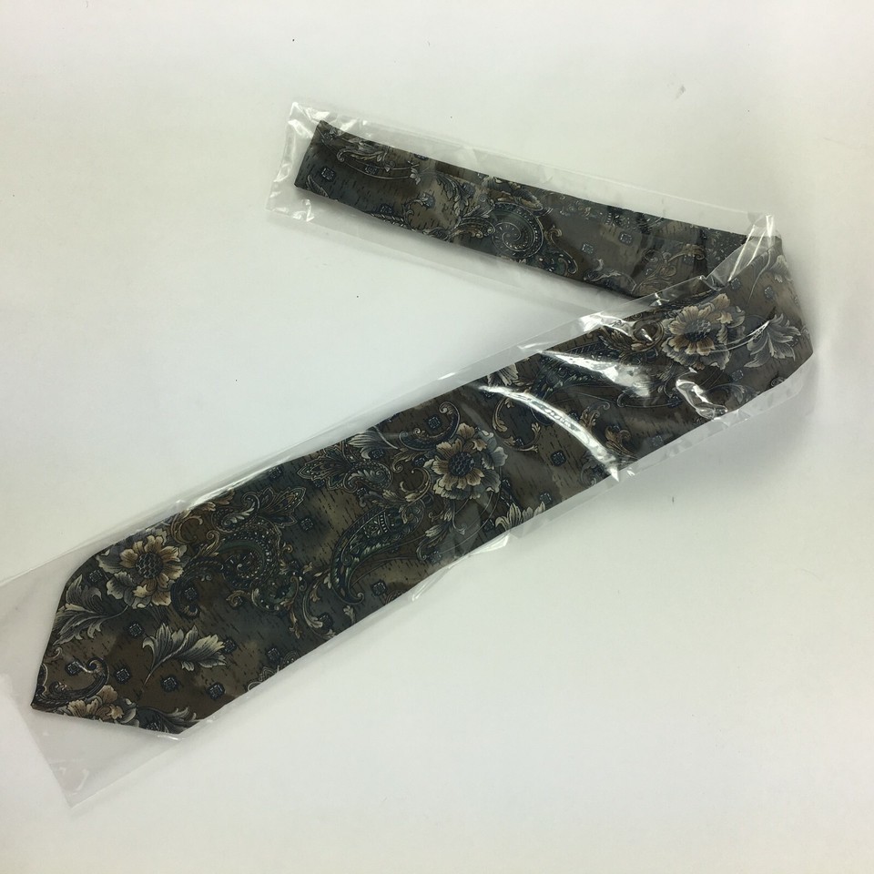 Genuine Barrington 100% Silk Handmade Stylish Formal/Casual Tie Multi Co... - $14.84