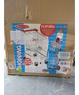 Melissa &amp; Doug Toy Shopping Cart With Sturdy Metal Frame - £16.51 GBP