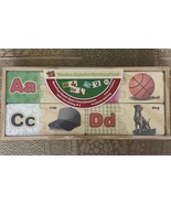 Wooden Alphabet Matching Card in Box Fun Learn Develop Hand-Eyes Coordin... - $18.76