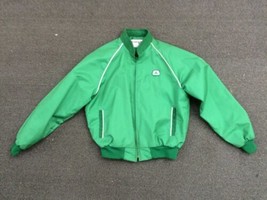 vintage Pioneer Seeds Company jacket retro swingster green coat suede co... - £70.81 GBP