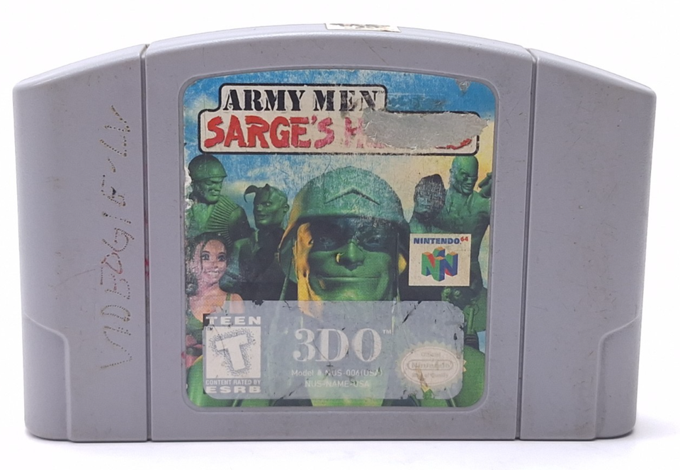 Army Men Sarges Heroes N64 (Nintendo 64, 2000) Tested, Game Only - $19.24