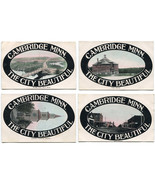 1910 Unposted Cambridge Minnesota Antique Landmark Postcard Lot of 4 - $19.76 CAD