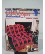 Loop-N-Lace Mile-A-Minute Afghans Annie&#39;s Attic Crochet Pattern Leaflet ... - $164.10 MXN