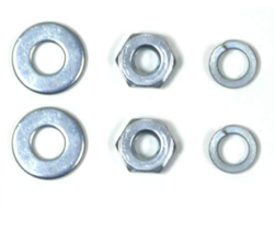 1958-1962 Corvette Nut And Washer Kit Parking Lamp Attaching 6 Pieces - $16.78
