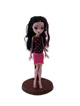 2008 Monster High Draculaura Black Pink Hair Beast Bites Cafe No Shoes - $16.83