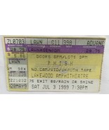 PHISH - VINTAGE LAKEWOOD AMPHITHEATRE 7/3/1999 CONCERT TICKET STUB - $10.00