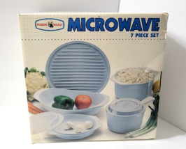 Nordic Ware Microwave 7 Piece Cookware Set Gemstone NEW Oven Freeze Heat Serve - £62.31 GBP