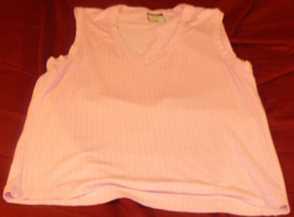 COLUMBIA SPORTSWEAR XCO BABY LIGHT PINK SLEEVELESS ATHLETIC TOP SHIRT WO... - $13.82