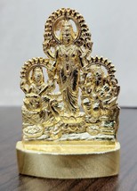 Laxmi Ganesh Saraswati Idol Laxmi Ganesha Sarasvati Ganpati Statue Energ... - $11.99