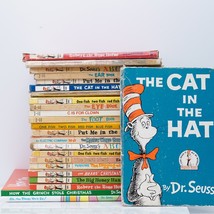 Lot of 24 Dr Seuss Books Vintage - Beginner Books + Random House Hardcovers 60s+ - £51.98 GBP