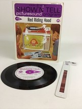 General Electric Show &#39;N Tell Red Riding Hood Record Showslide Film Vintage 1964 - £10.24 GBP