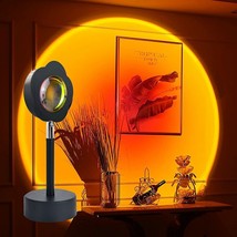 Sunset Projection Lamp,180°Rotation LED Rainbow Projector Night Lights Decorativ - £15.45 GBP