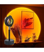 Sunset Projection Lamp,180°Rotation LED Rainbow Projector Night Lights D... - £15.21 GBP