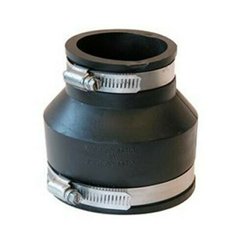 Primary image for PondH2o Flexible 4'' to 3'' PVC Reducer Connector Fitting, Fish & Aquatic Safe