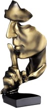 Thinker Statue, Silence is Gold Abstract Art Figurine - £26.71 GBP