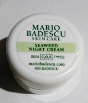 Mario Badescu Seaweed Night Cream Travel Size Mini - £13.46 GBP