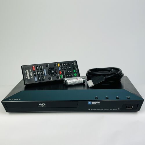 Primary image for Sony Bluray Disc DVD Player & WiFi Streaming BDP-S3100 With Remote & HDMI Cable