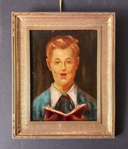 The Choir Boy - oil on board by Nunzio La Spina, 1952 - £451.63 GBP