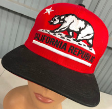 California Republic Trucker Snapback Baseball Cap Hat - £18.11 GBP