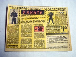 1972 Color Ad I&#39;ll Make You A Master of Karate, Precise Publications - $7.99
