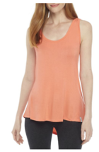 NWT Crown &amp; Ivy Intimates L Stretch Fabric Sleeveless  Tank Top Coral Msrp $40. - $12.86