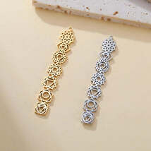 New Stainless Steel Chakra Connector Pendant Accessories DIY Necklace Ea... - €2,19 EUR+